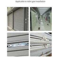 Roller Shutter Safety With Key Cross Anti-theft Door Roller Shutter Door Lock Installation Middle Or Bottom Louver Accessories