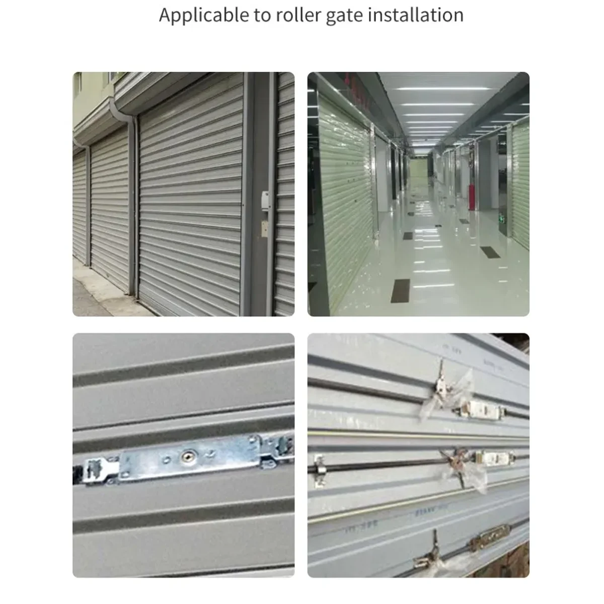 Roller Shutter Safety With Key Cross Anti-theft Door Roller Shutter Door Lock Installation Middle Or Bottom Louver Accessories