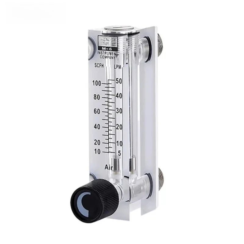 LZT-6T Square Panel Type Gas Flowmeter Air Flow Meter Rotameter 10-100L/min 3-15L/min 3-30L/min 5-25L/min