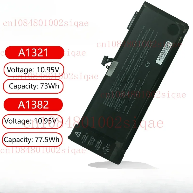 

A1321 A1382 Battery For Apple Macbook Pro 15" A1286 661-5844 5476 EMC2353 2556 2563 2324 MD318LL/A MD546,MC723 MD104 MD318 MD322