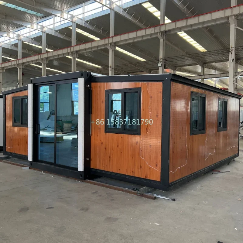 Container House Expandable Fabricated Folding Container House Foldable 2 3 Bedrooms Mobile Expandable Prefab Container House