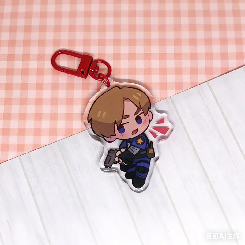 Leon Kennedy | Inspired by Resident Evil |  Double Sided Acrylic Keychains