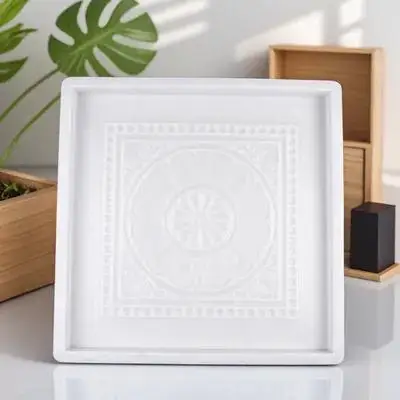 Design Pavement Mold for DIY Cement Brick Chinese Courtyard Garden Path Maker Reusable Plastic Concrete Form