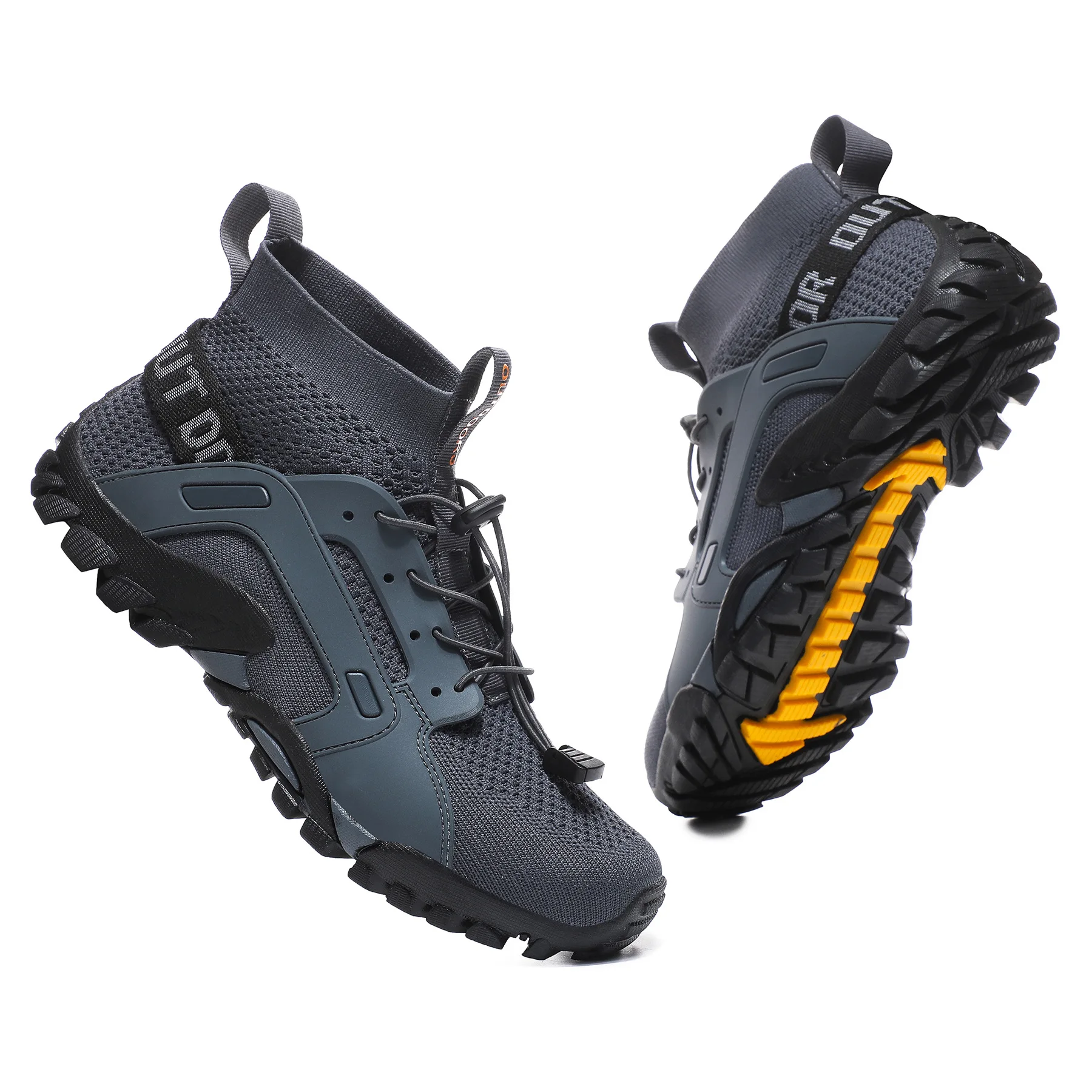Men's Plus-Size River-Crossing Shoes, Outdoor Casual Hiking Shoes, Hiking and Fishing Shoes, Slip-On Wading Shoes