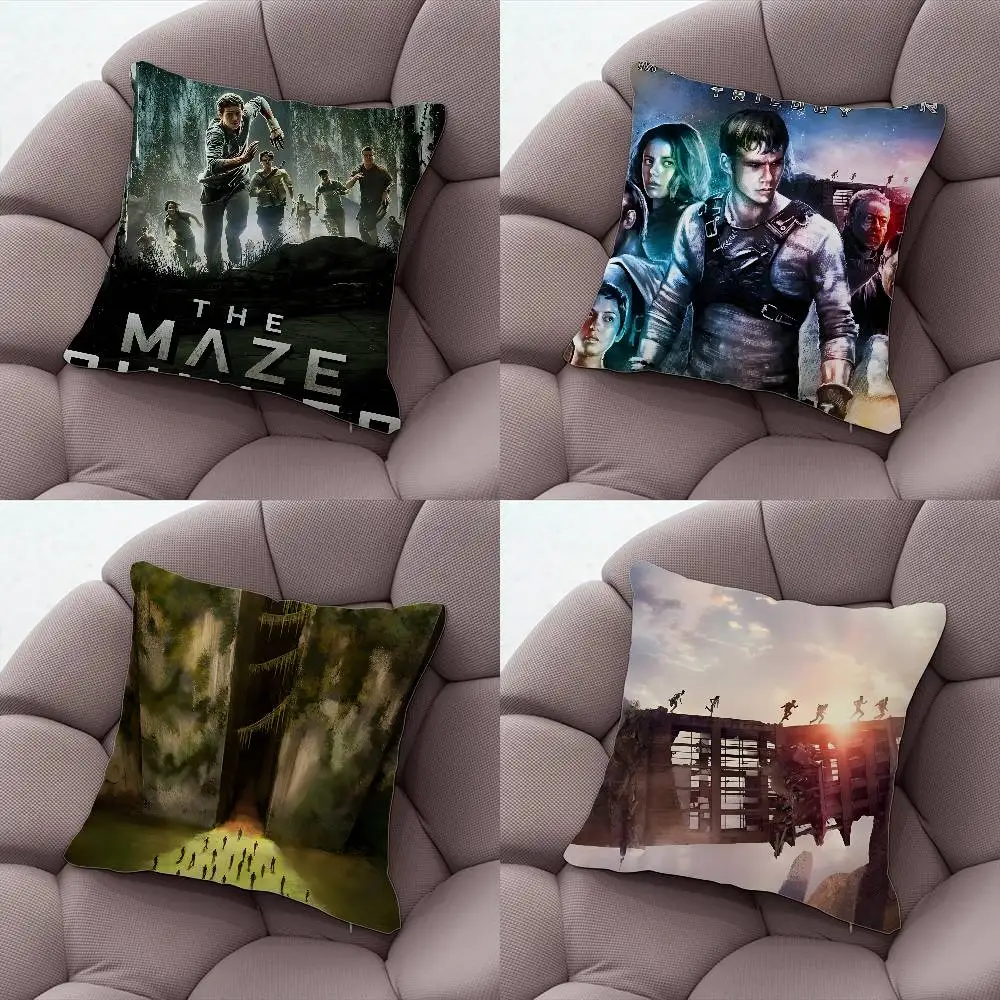 

M-Maze Runner Pillow Case Pillow Case Living Room Sofa Cushion Cover Suitable For Home Bedroom Room Decoration