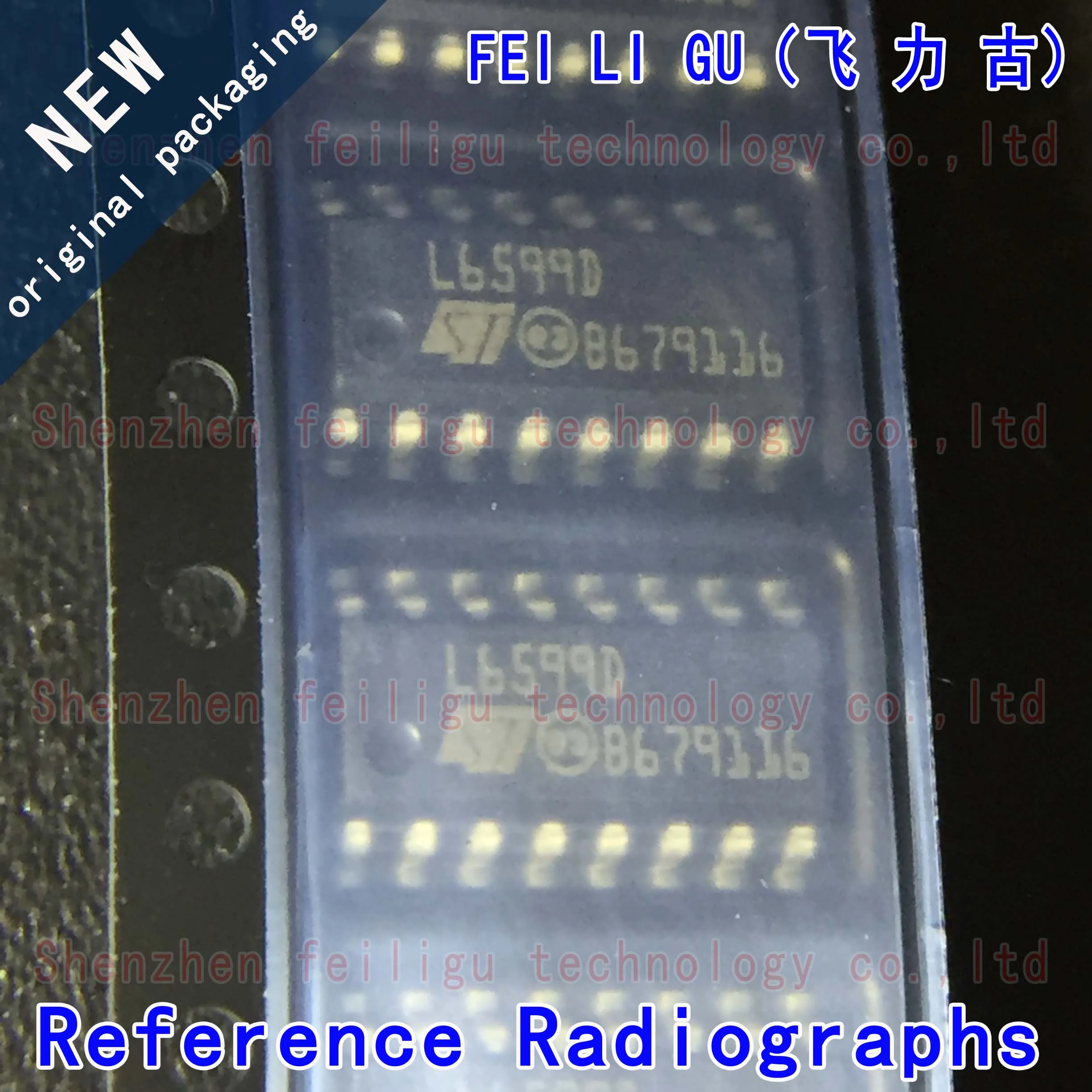 Controlador resonante de alto voltaje, chip controlador de potencia, L6599DTR, L6599D, L6599, 100% nuevo y original