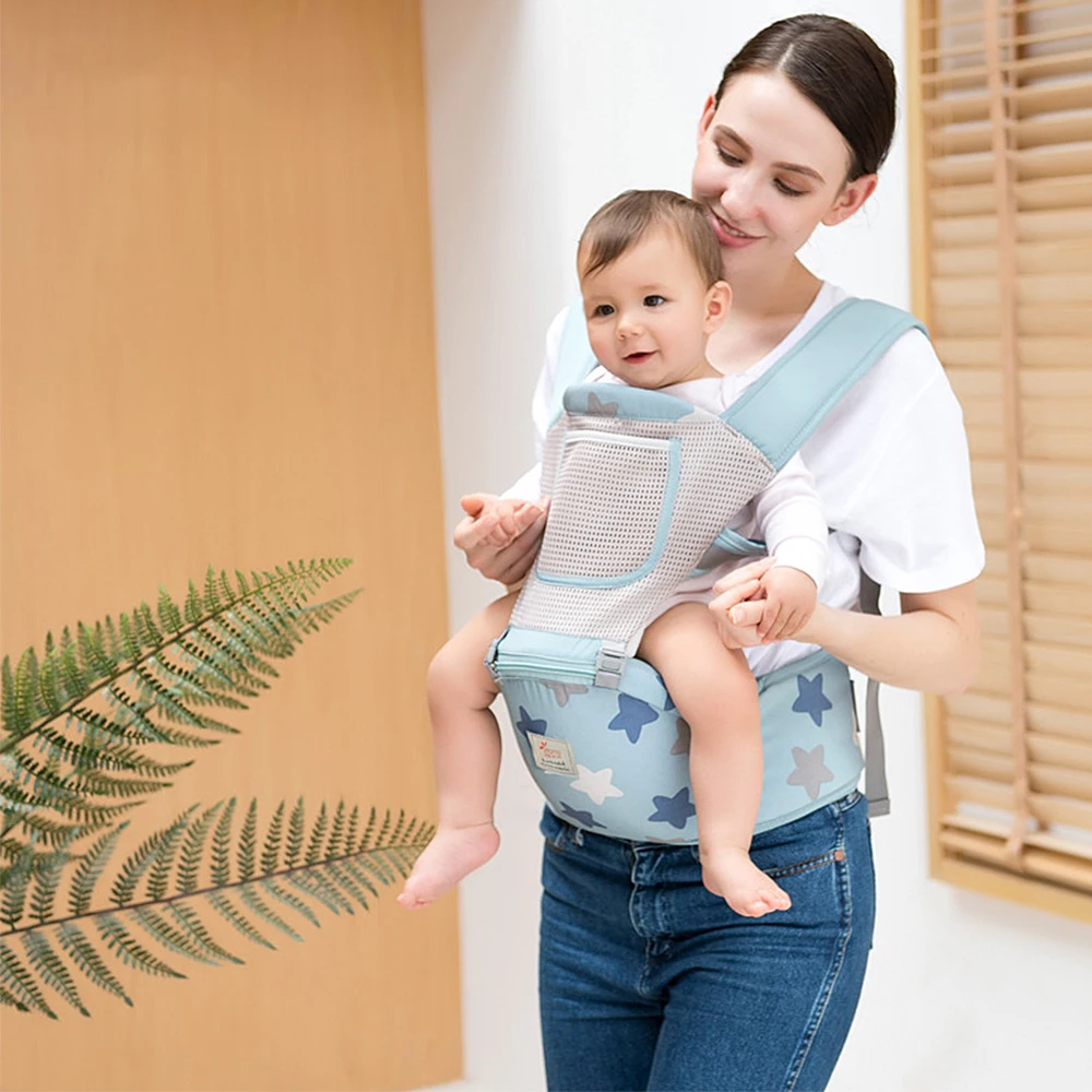 

Ergonomic Baby Carrier Infant Kid Baby Hipseat Sling Front Facing Kangaroo Baby Wrap Carrier for Baby Travel 0-36 Months