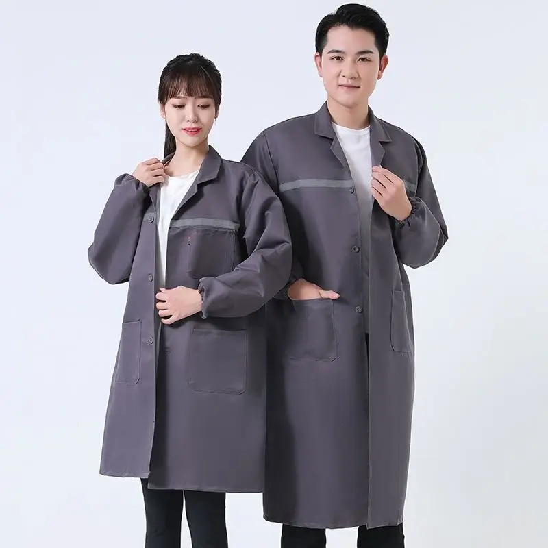 Labor insurance women\'s work dust cover coat long coat jacket male warehouse keeper breeder handling clothes labor insurance