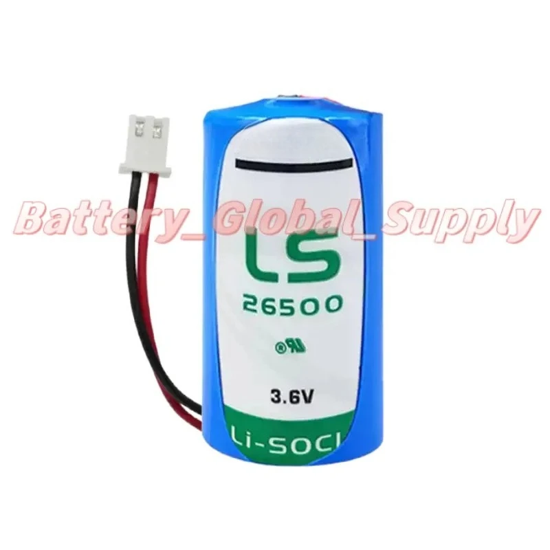 

Аккумулятор LS26500 3.6V ER26500 подходит для прямого питания расходомеров, 1 шт. с разъемом.
