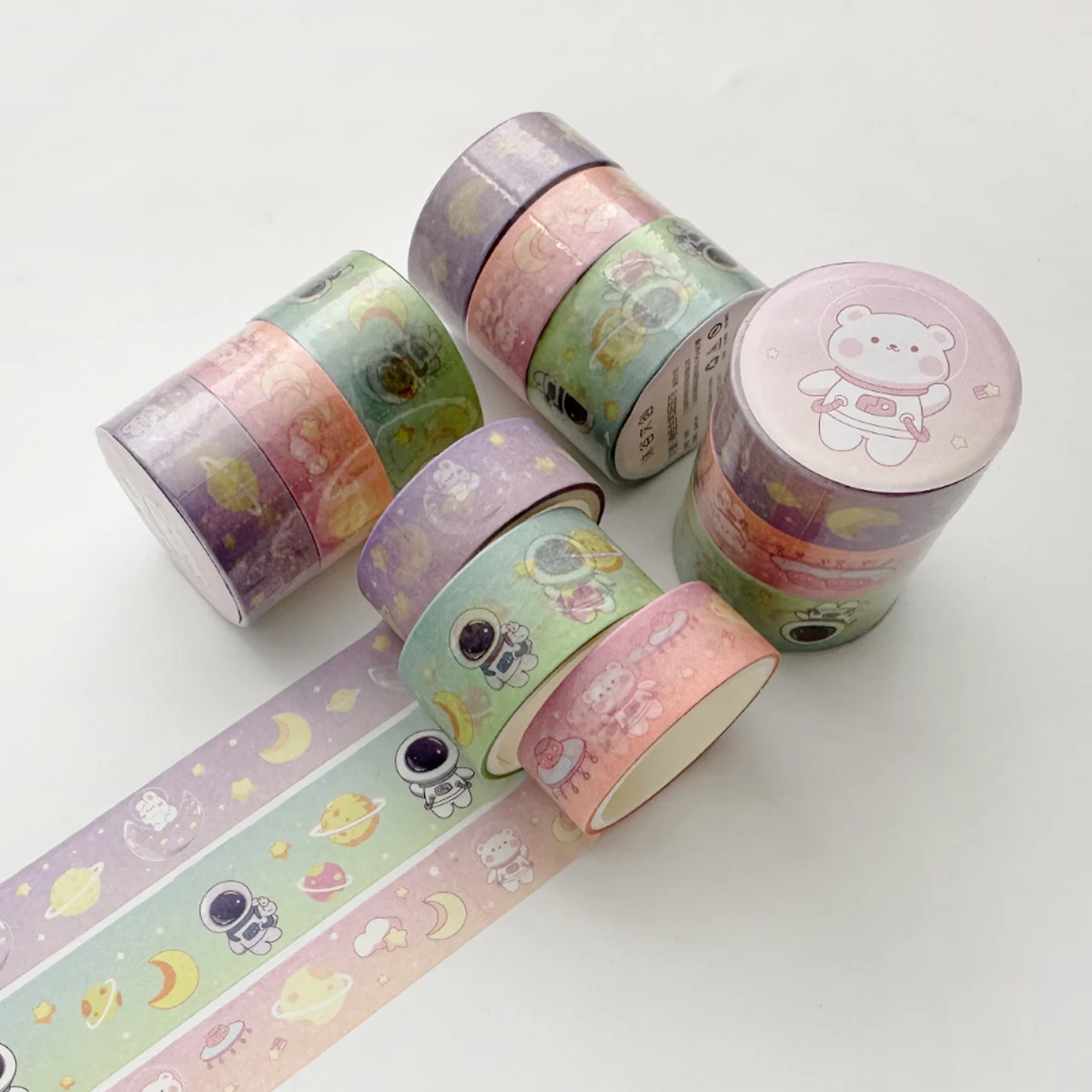 3 pcs/set Kawaii Animals Face Cartoon Washi Tape Set Masking Tapes Scrapbooking Diy Journal Stationery School Supplies Gift