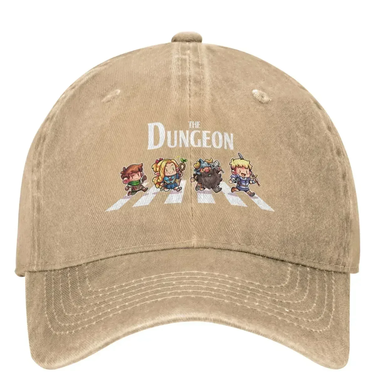 New Dungeon Meshi Anime Marcille Laios Denim Baseball Cap The Dungeon Road Tennis Skate Hip Hop Dad Hats Summer Couple Snapback