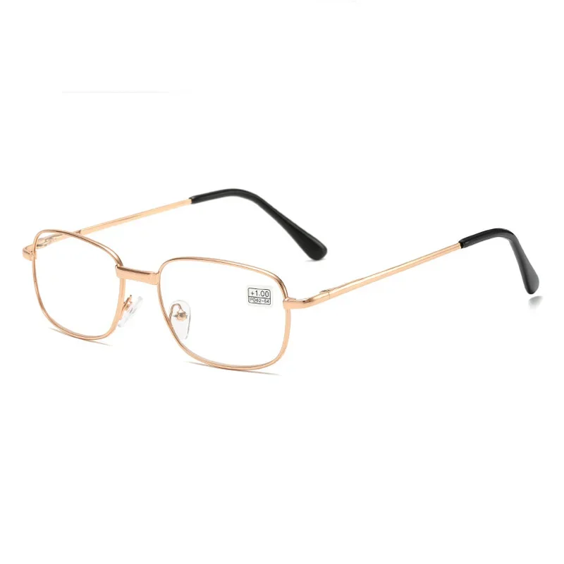 Metal Frame Reading Glasses Men Women Unisex Prescription Presbyopia Eyeglasses Hyperopia Eyewear Diopter +1.0 To +4.0