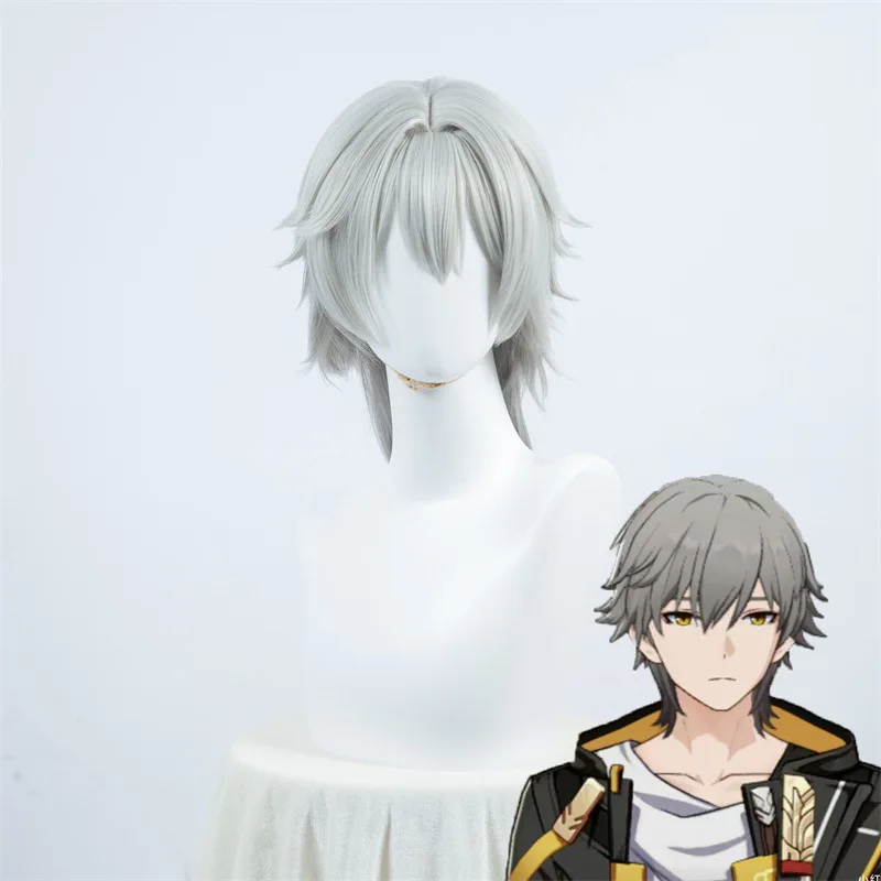 Collapse, Star Dome Railway, Male Lead, Pioneer Male Cos Wig, Simulation, Scalp Top Anti-warping Short Hair Anime