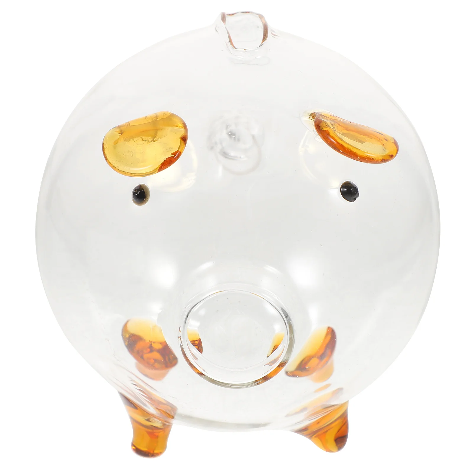 

Clear Glass Piggy Bank Durable Transparent Pig Shape Money Box Creative Kids Birthday Gift Home Decor Glass Piggy Bank
