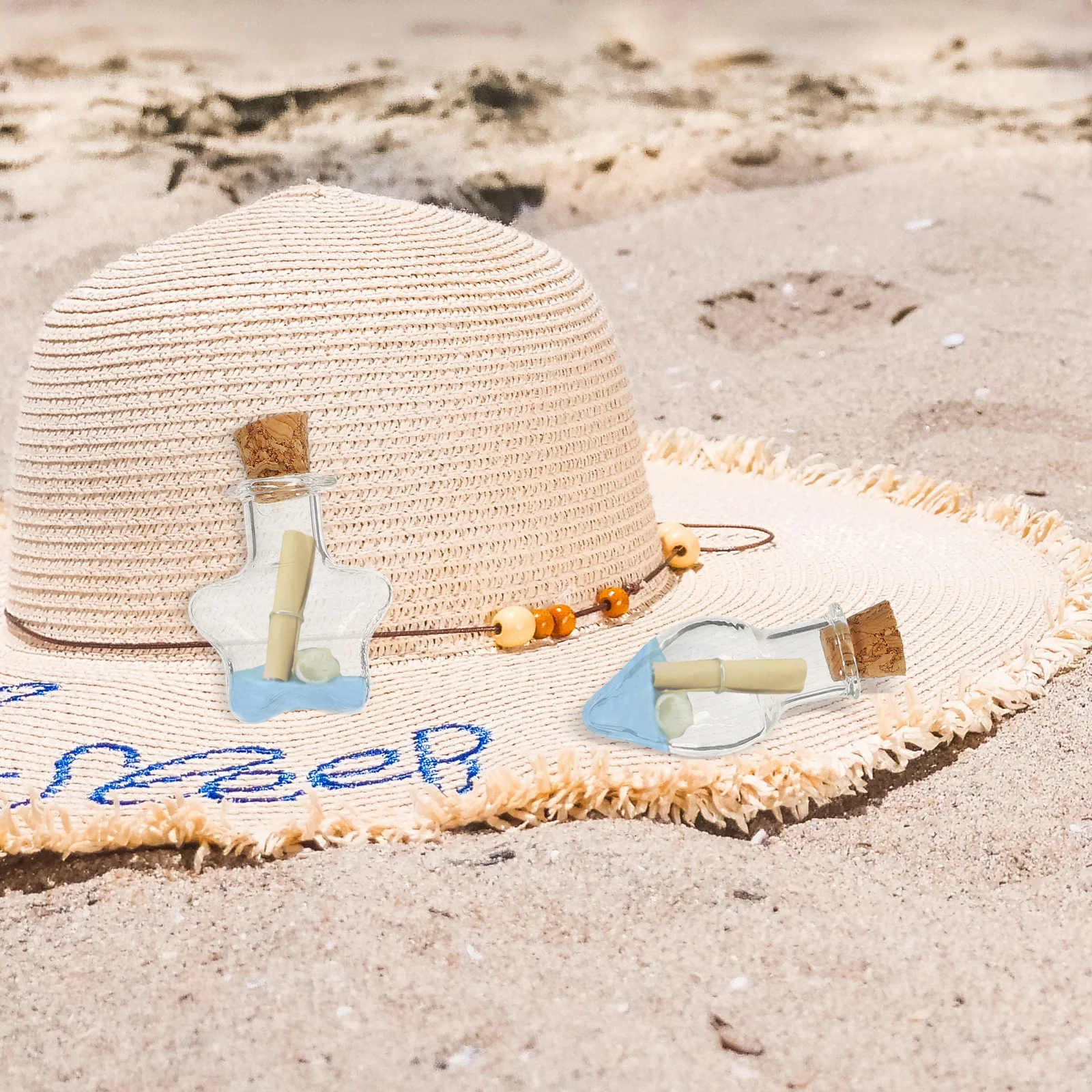 

15Pcs Household Glass Bottles Multi-Function Wish Bottles Delicate Tiny Cork Decorative Accessories Mini Drift Bottle