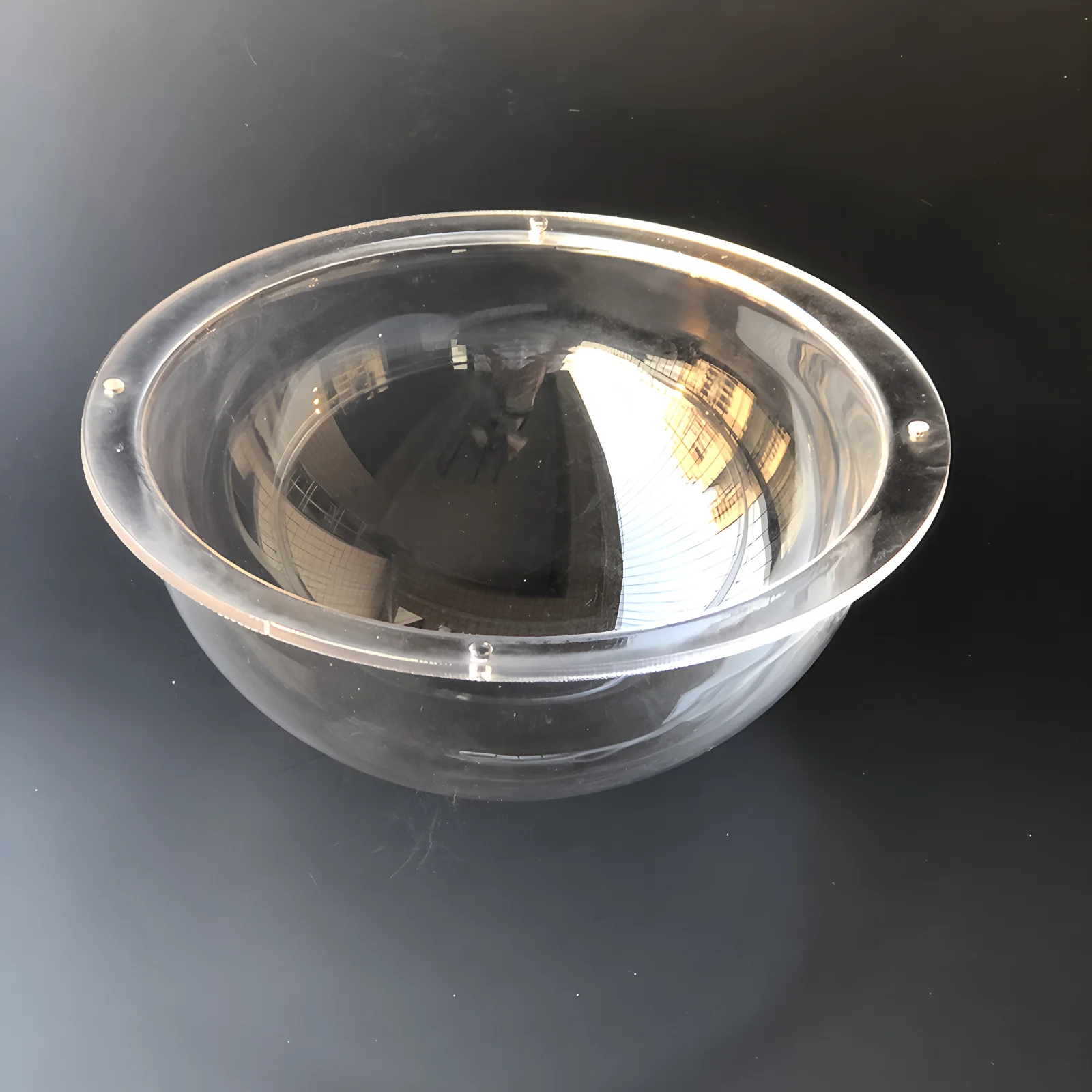 

6 Inch/144mm Outdoor Camera Cover Clear Acrylic Dome Flange Waterproof CCTV Security Camera Sun Rain Cover Pet Toy Bed Hammock