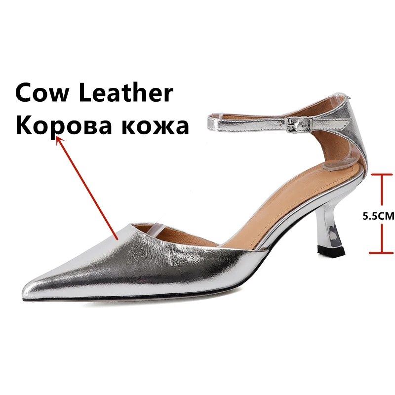 FEDONAS 2024 Basic Thin High Heels Women Sandals Spring Summer New Genuine Leather Pumps Shoes Woman Elegant Office Ladies Party