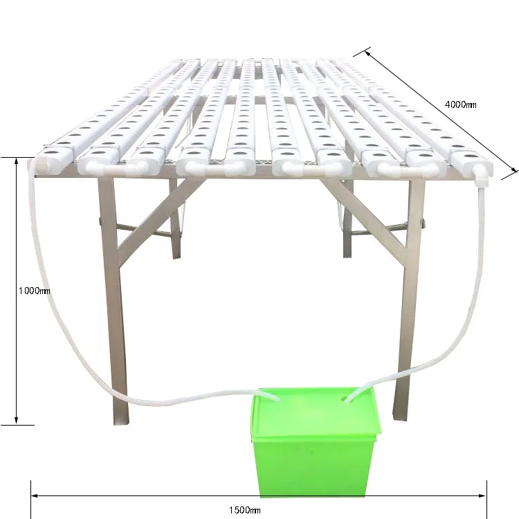 Plastic NFT Channel Hydroponic Growing Systems Vertical/Flat hydroponic system for lettuce