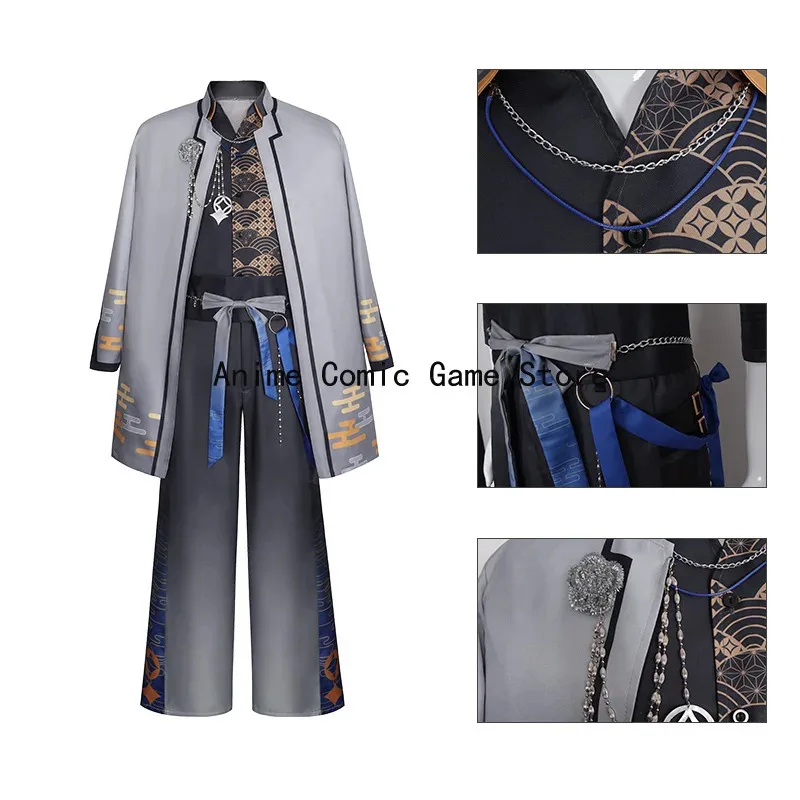 

IN STOCK Kamishiro Rui Cosplay Costume Wig Anime Project Sekai Colorful Stage Rui Cosplay Halloween Outfits for Men