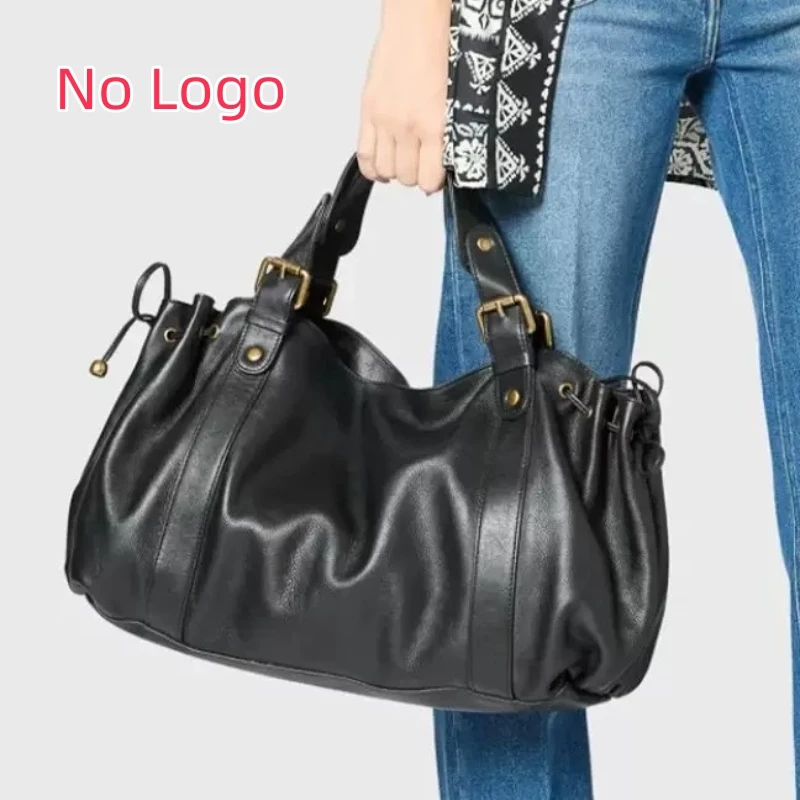 

Retro-style lady's handbag, minimalist monochrome crossbody bag, new daily fashion luxury design