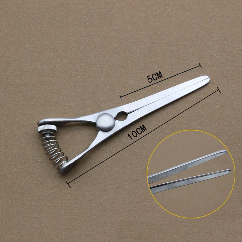 Non-Invasive Haemostatic ClampsPug ForcepsSpring Loaded Adjustable Microscopic Haemostatic Clamps