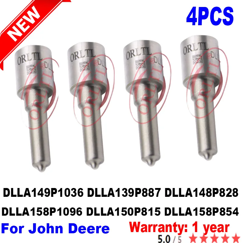 

4 шт. DLLA158P1096 DLLA150P815 DLLA158P854 DLLA149P1036 DLLA139P887 DLLA148P828 для DENSO ISUZU John Deere, новая Форсунка инжектора