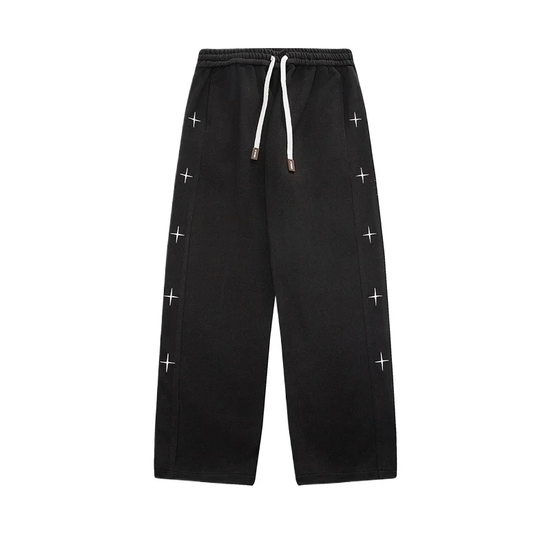 Nieuw In Rechte Broek Jogger Man Broek Broek Broek Luxe Heren Broek Wijde Pijpen Broek Baggy Joggy Joggingbroek Hoge Kwaliteit Merken