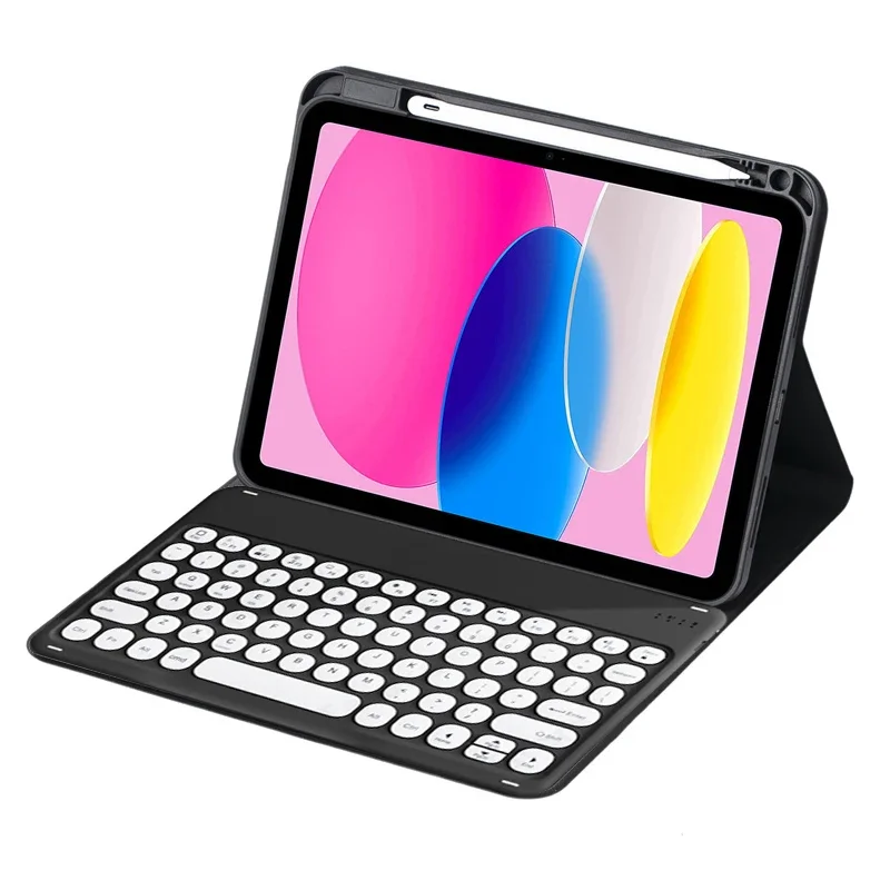 Imagem -03 - Capa de Teclado com Suporte para Lápis Russo Francês Espanhol Coreano Português Xiaomi Pad Pad Pro mi Pad 11