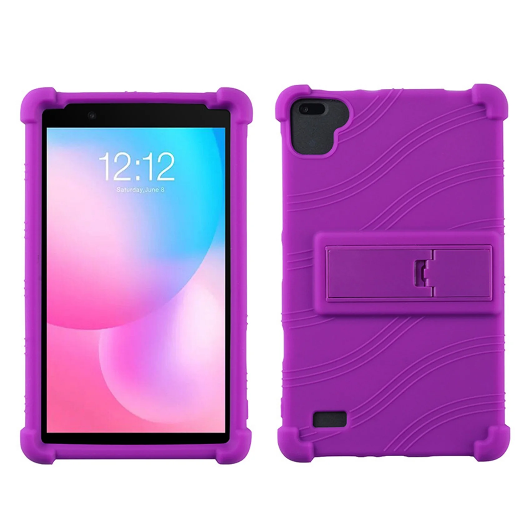 حافظة تابلت لجهاز تيكلاست P80 P80X P80H 8 بوصة حافظة من السيليكون مضادة للسقوط حامل لوحي للمكتب