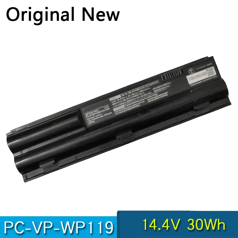 Batterie PC-VP-WP119 OP-570-76995 originale pour ordinateur portable NEC, 14.4V, 30wh, nouveauté