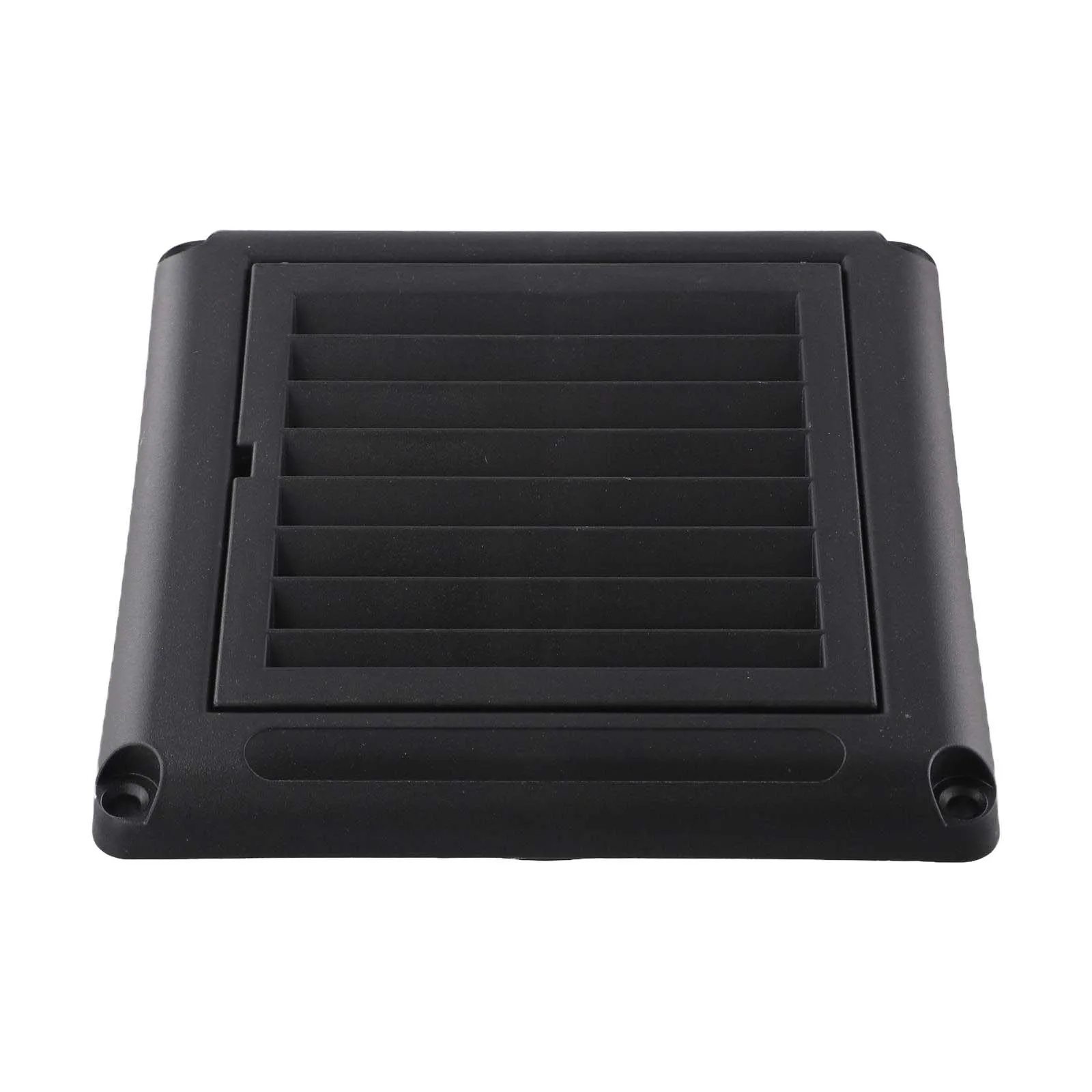 Comfortable Living Space Black Plastic Vent Airflow Control Grille 6 Inches Customizable Placement Efficient Airflow