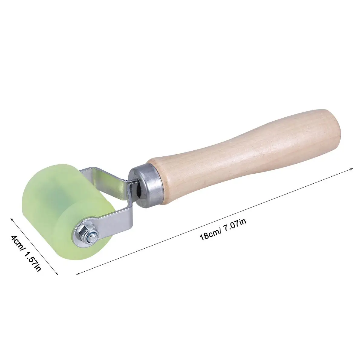 

12Pcs Durable Wooden Handle Tire Repair Roller Tool Metal Wheel Car Tyre Repair Kit Bearing Inside Design Labor Saving Portable