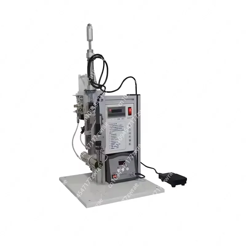 2026 Audio Line DC Connector Automatic Soldering Machine Semi-Automatic Data Cable Soldering Machine Core PLC Components 35kg
