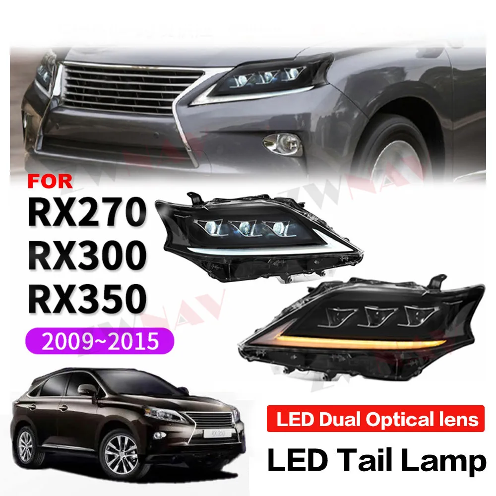 

For LEXUS RX270 330 350 2009 2010-2015 LED Headlight High Beam Light Front Lamp Quality Retrofit Assemby Night Accessory Driving