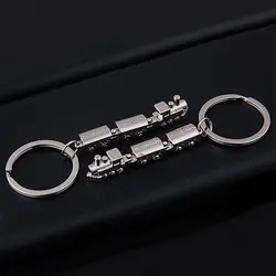 Delicate Alloy Bag Decro Metal Train Shaped Fashion Jewelry Key Holder Key Chain Key Ring