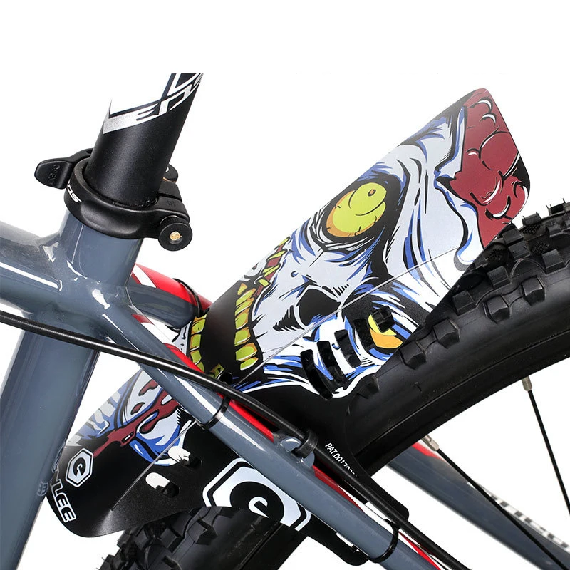 1pcs Bicycle Fenders Front/Rear Tire Wheel Fenders Cycling  Mudguard MTB Mountain Bike Road Wings Mud Guard With 6 Fixing Strap