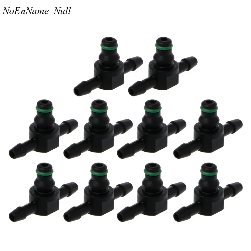 10 Pcs T Type Connector Pipe Hose Joiner Tube Fuel For Bosch 110 Series Injector