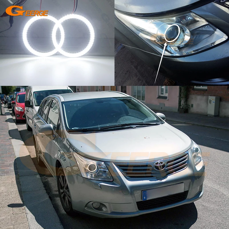 Для Toyota Avensis T27 2009-2012 2013 2014 2015 2016 2017 2018 дневной свет ультра яркий Smd светодиодный комплект с ангельскими глазами Halo Rings Для Toyota Avensis T27 2009-2012 2013 2014 2015 2016 2017 2018 дневной свет ультра яркий Smd светодиодный комплект с ангельскими глазами Halo Rings