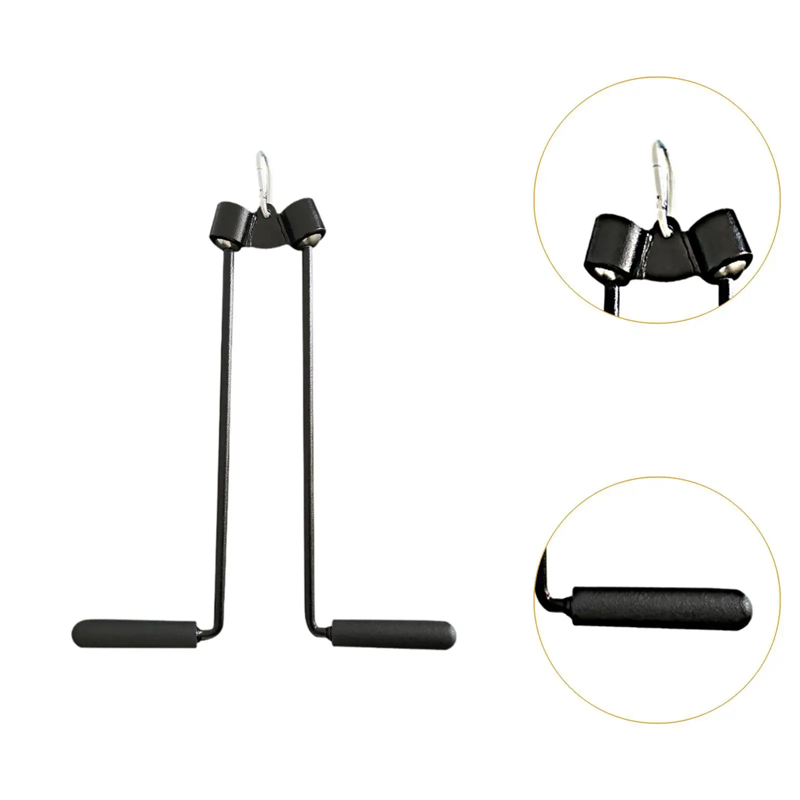 Triceps Pull Down Bar Cable Attachment Home Gym Push Downs Multifuctional Ergonomic Heavy Duty Pulley System Biceps Pushdown Bar