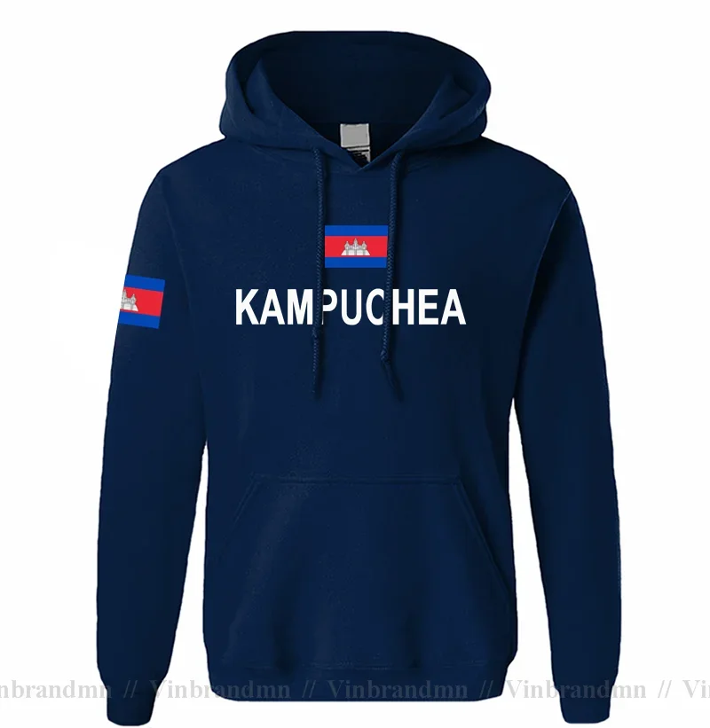 Cambodia Kampuchea hoodies men sweatshirt sweat new hip hop streetwear tracksuit nation footballer sporting KHM Cambodian Khmer