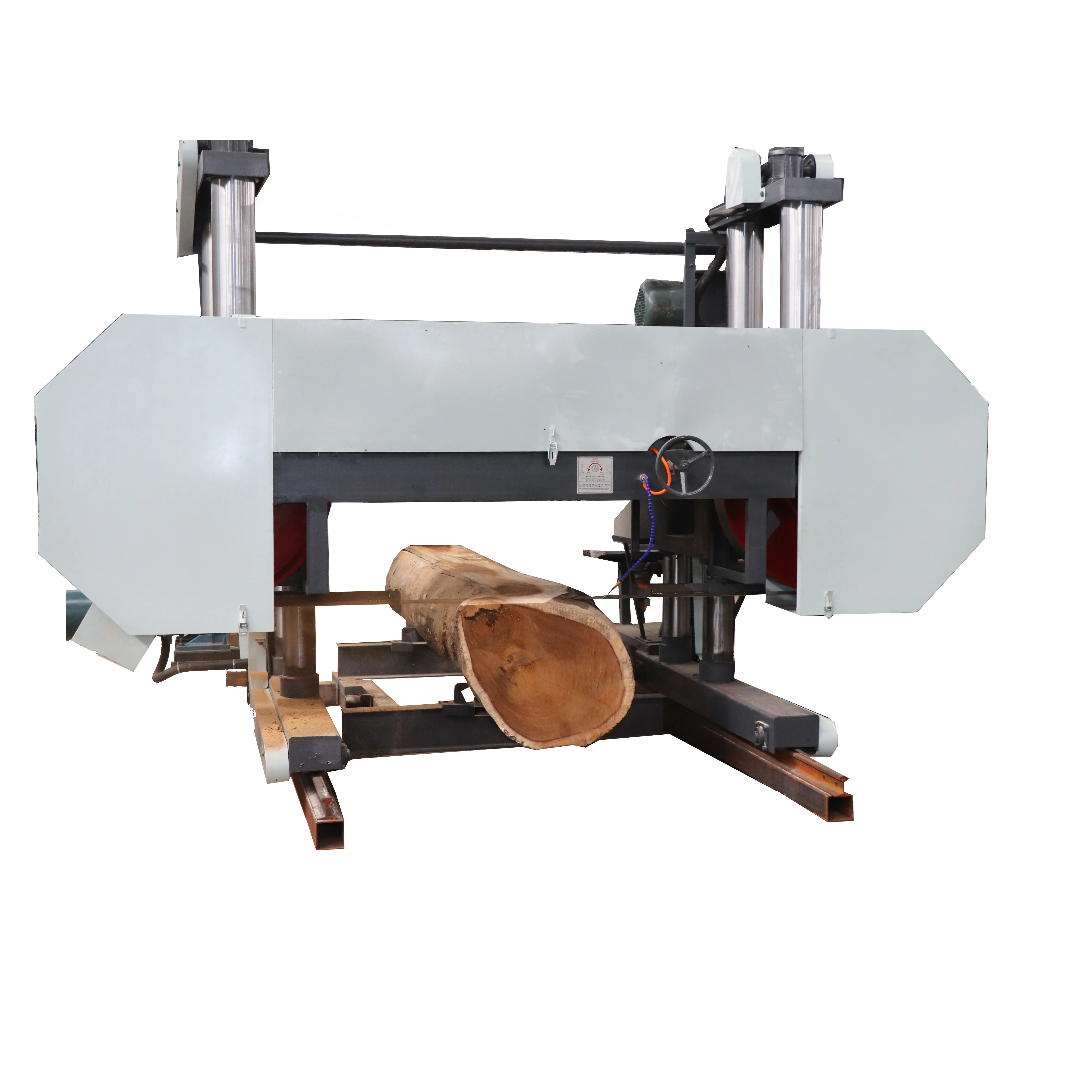 Large size horizontal wood saw machine wood cutting band saw machine