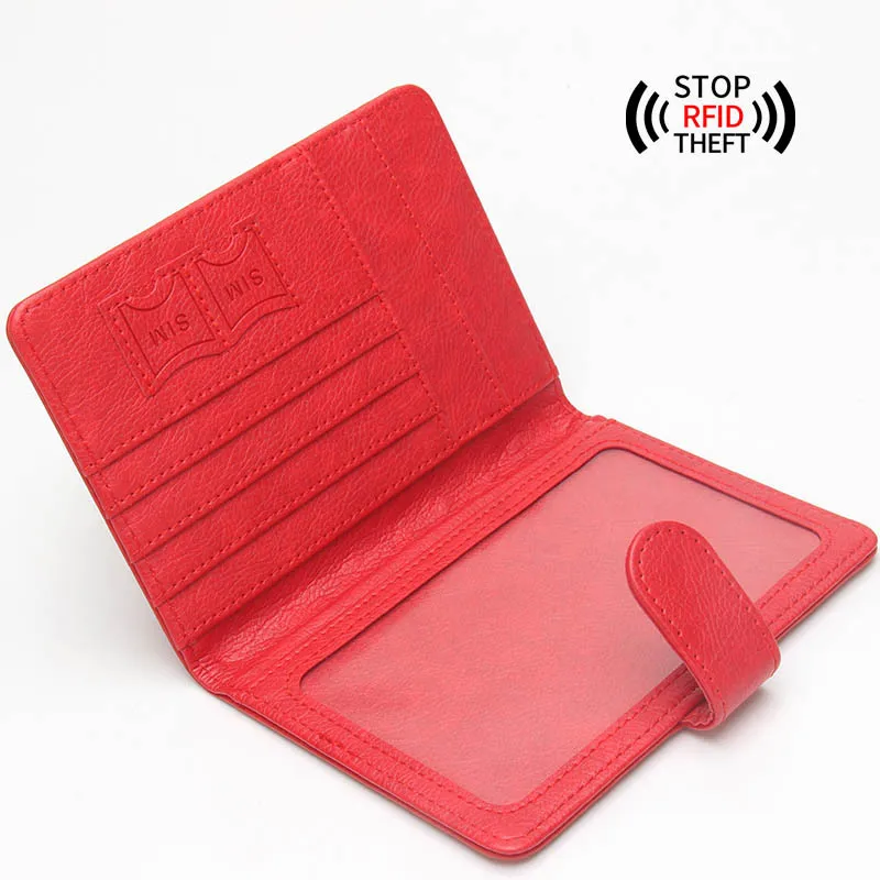 Antimagnetic&Anti-theft Global Tourism Passport Cover Wallet Bag Men Women ID Address Card Holder Portable Travel Accessories