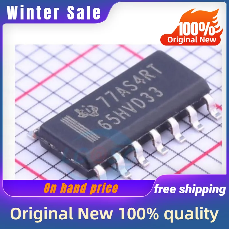 10PCS New original SN65HVD33DR 65HVD33 SOP-14 quality goods