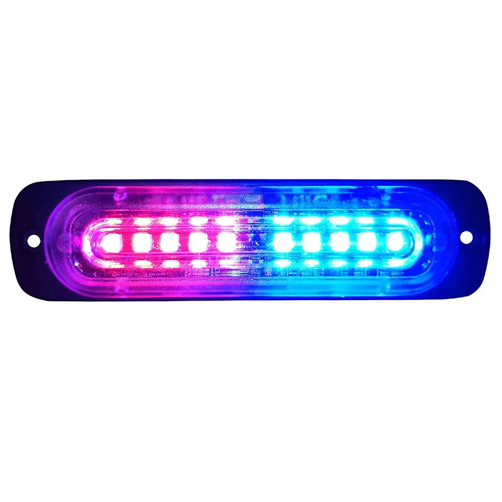 Car Strobe Lights Universal Superbright Durable Car Accessories External Emergency Grille Lights 10 Led Ultra Slim Strobe