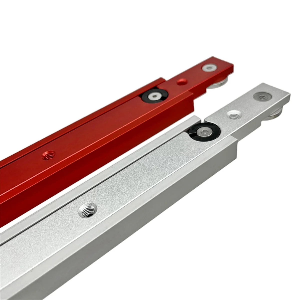 L74A 300mm Woodworking Aluminum Alloy Miter Rail T-Track T-Slot Table Saw Router Miter Gauge Rod DIY Tool Silver