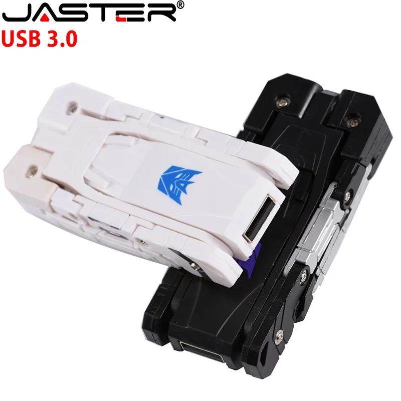 Transformers Plastic USB 3.0 Flash Drive 4G 8GB 16GB 32GB 64GB 128GB High Speed Pen Drives Creativity Memory Stick Real Capacity