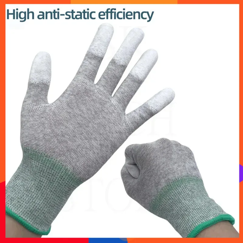 Guanti resistenti alle alte Temperature antistatici genuini al 2024 guanti resistenti all'usura per ispessimento del laboratorio elettronico per colata di vetro
