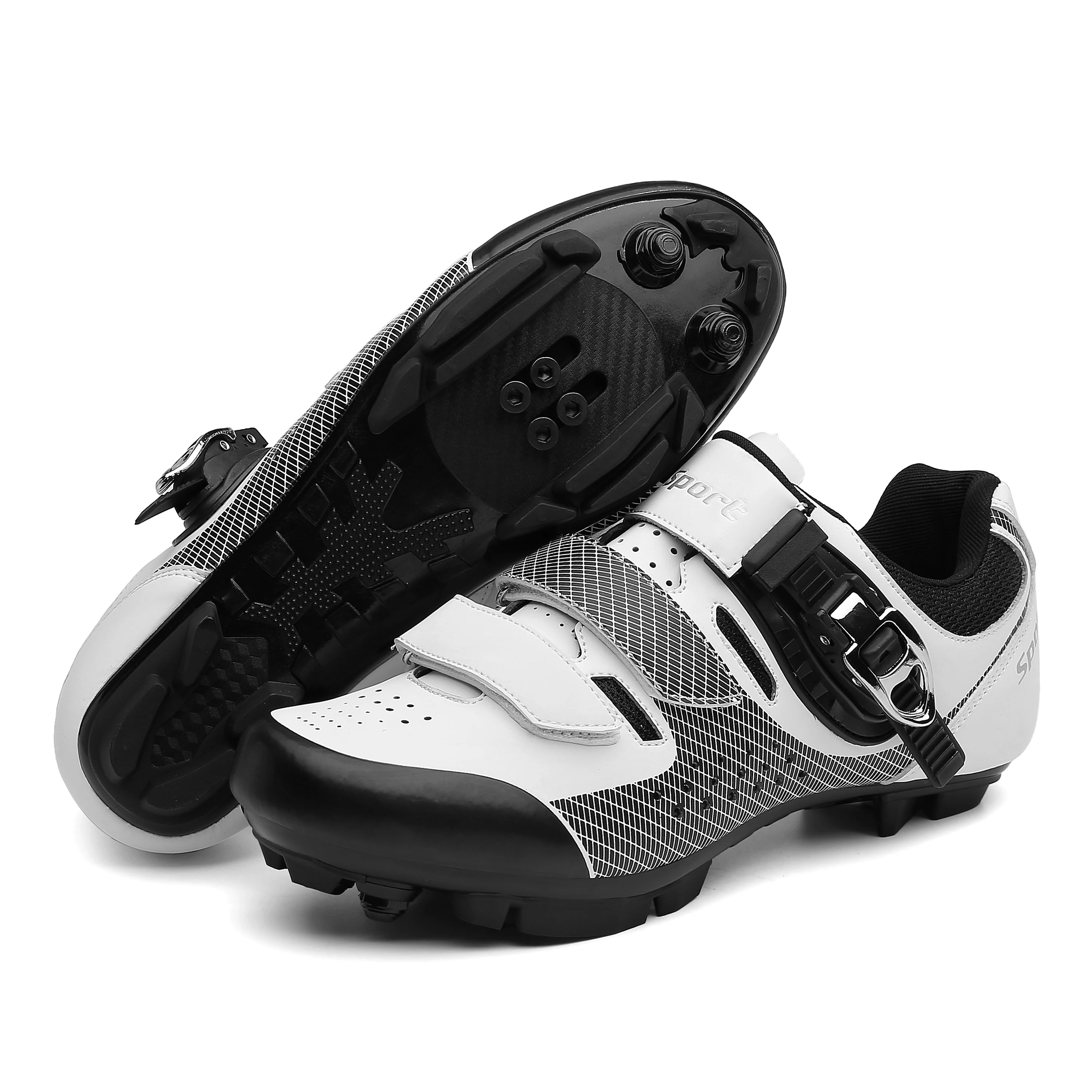 

Quality Cycling Sneakers Mtb with Cleats Men Carbon Sports Speed Bike Shoes Women Mountain Racing Flat SPD Road Cycling Footwear