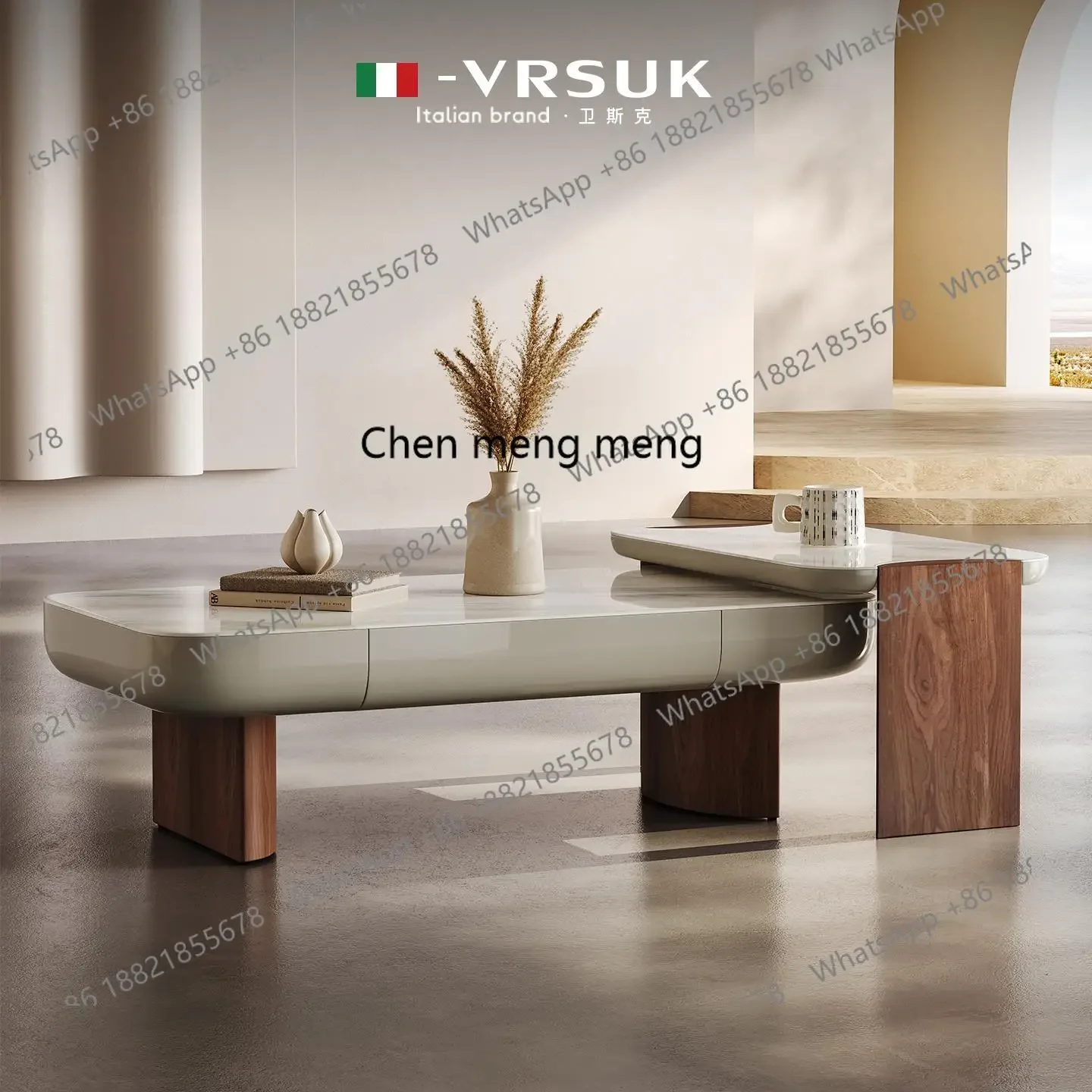 المبيعات الساخنة الحديثة بسيطة نمط وابي طاولة القهوة شقة صغيرة غرفة المعيشة مصمم المنزل الإبداعية الإقامة المنزلية الرجعية مضلع الشاي