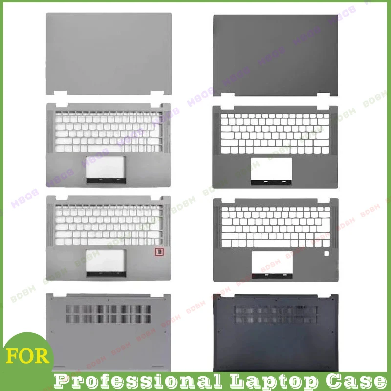 BDBH NewOriginal metal back cover for Lenovo IdeaPad Flex 5 14 Series Model: 14IIL05 14ARE05 14ALC05, palm rest case bottom case